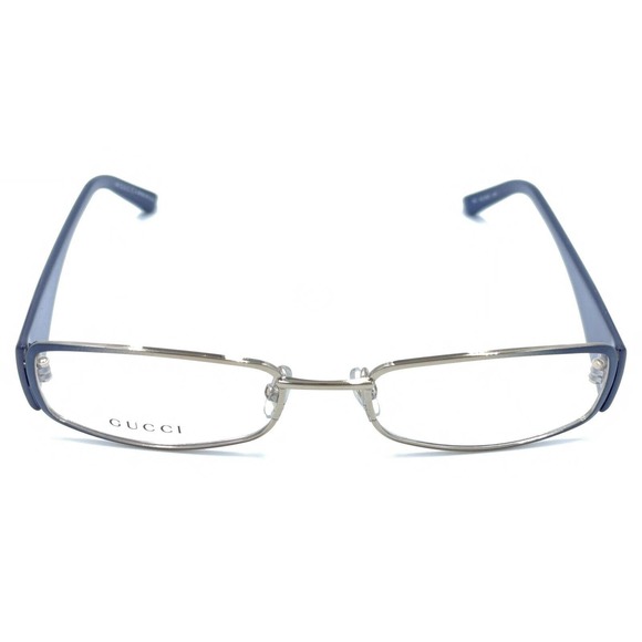 Gucci NEW GG2825 LBY Gold Black Rectangular Eyeglasses Frames Italy 53-18 140 - Picture 2 of 12